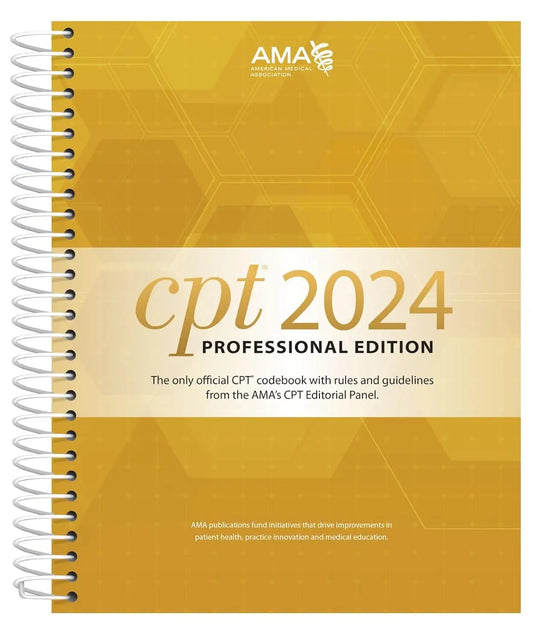 CPT Professional Edition 2024 1st Edition by American Medical Association - bestbooksdeals