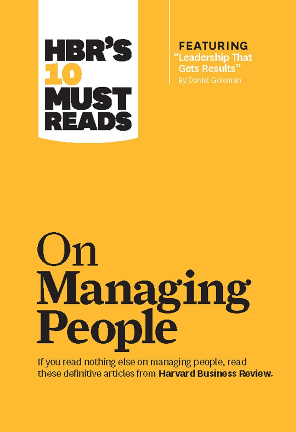 HBR's 10 Must Reads on Managing People (Paperback) – by Harvard Business Review
