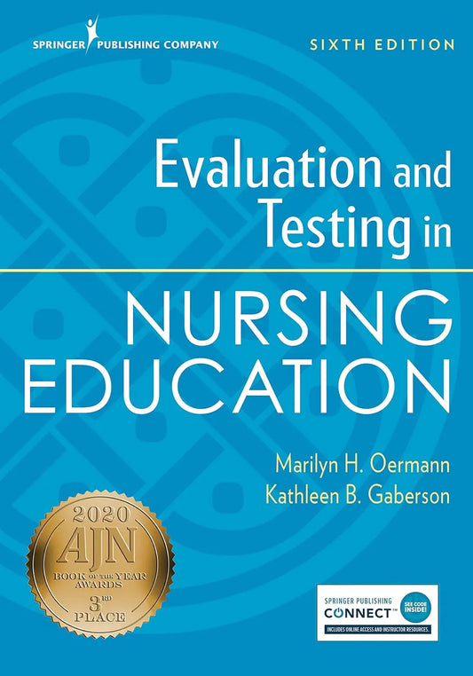Evaluation and Testing in Nursing Education, Sixth Edition 6th Edition - bestbooksdeals