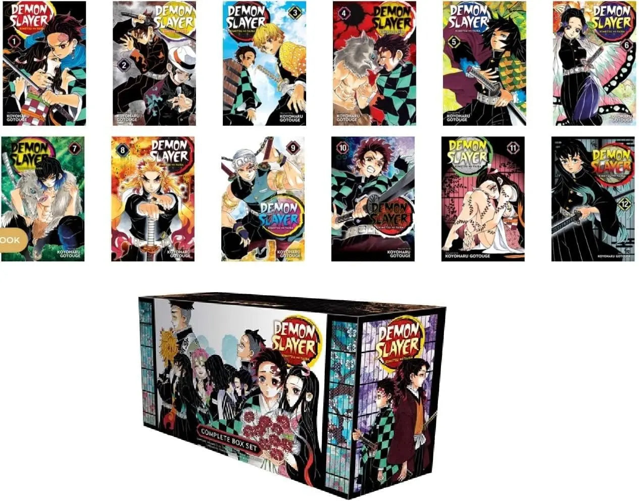Demon Slayer: Kimetsu no Yaiba Vol 1-23 Comics Complete Manga Full/Loose Set by Eichiro Oda Rare Excellent Condition 🎁 Freebie: A free Manga Wall Poster - bestbooksdeals