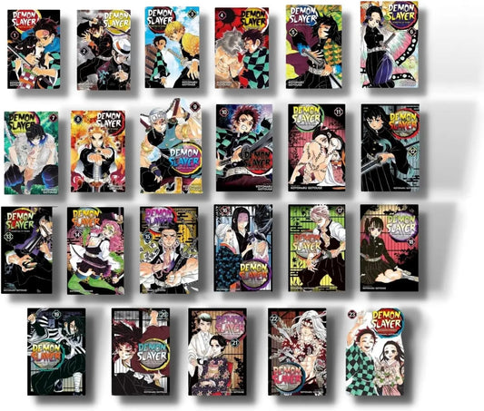 Demon Slayer Kimetsu No Yaiba Vol 1 23 Comics Complete Manga Full Loose Set By Eichiro Oda Rare Excellent Condition ?? Freebie A Free Manga Wall Poster - bestbooksdeals