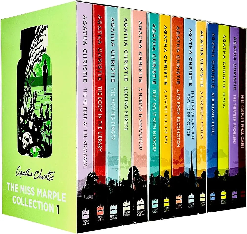 Miss Marple Complete Mysteries Series Books 1 - 14 Collection Set by Agatha Christie (The Murder at the Vicarage, At Bertram’s Hotel, Nemesis, Thirteen Problems & Miss Marple's Final Cases & MORE!) - bestbooksdeals
