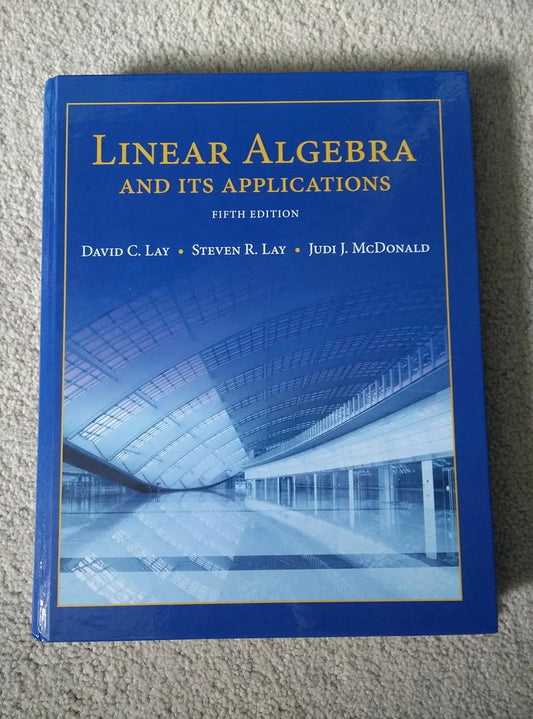 Linear Algebra and Its Applications 5th - bestbooksdeals