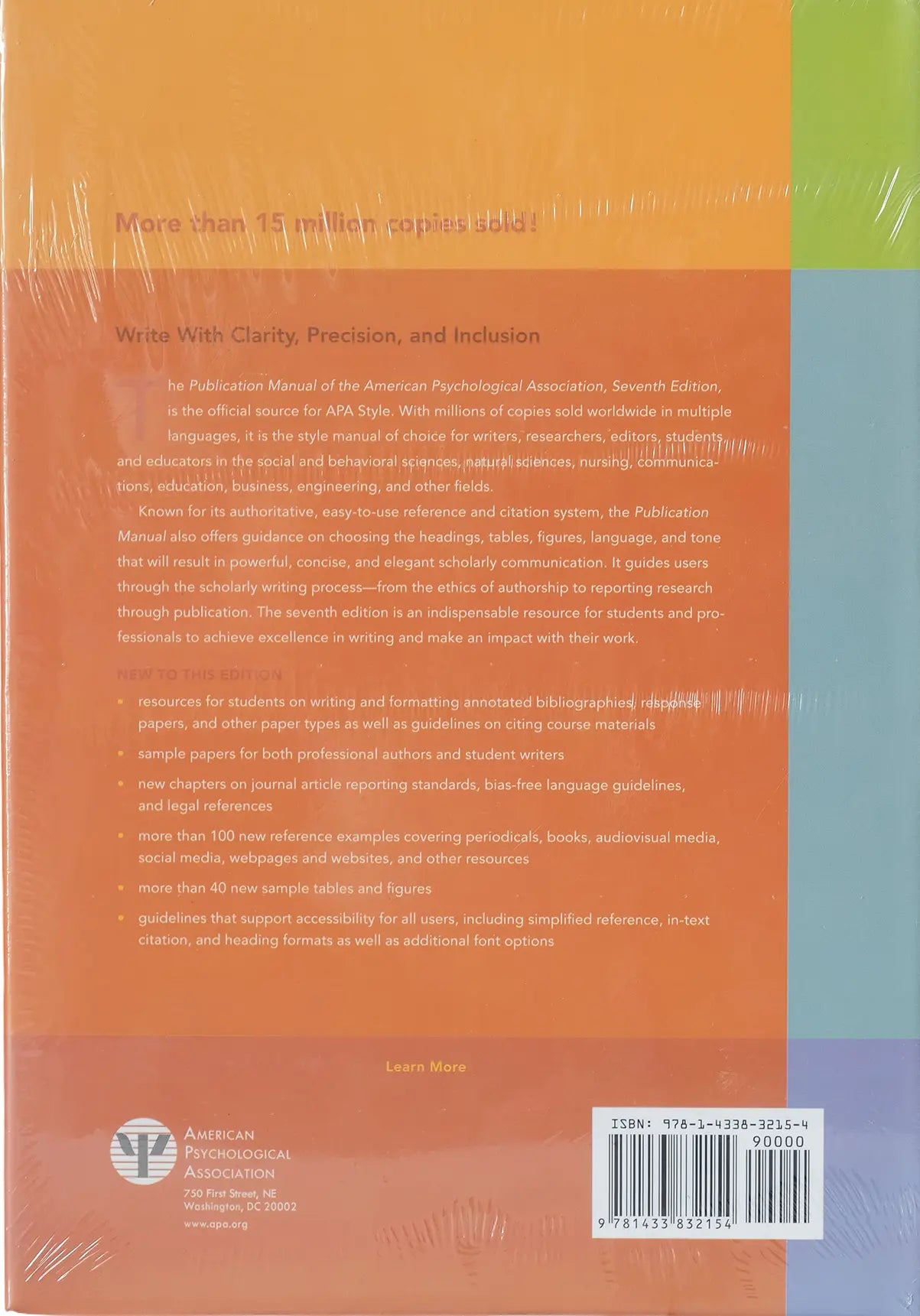 Publication Manual Official 7Th Edition Of The American Psychological Association Seventh Edition Isbn 9781433832161 - bestbooksdeals