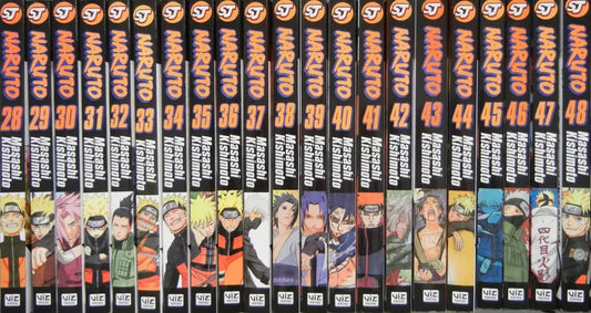 Naruto Manga Box Set 2: Volumes 28–48 || Comic Book Full/Loose Set 🎁 Freebie: A free Manga Wall Poster - bestbooksdeals