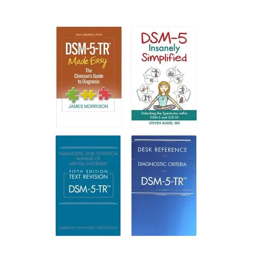DSM-5-TR Simplified Reference Set – Quick Guide to Mental Health Diagnoses - bestbooksdeals