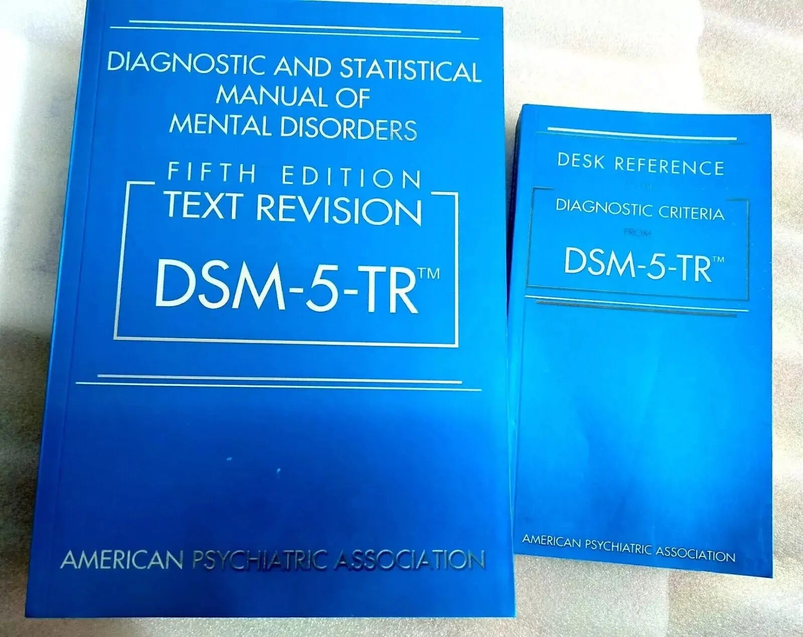 DSM-5 TR Paperback+DESK reference from DSM-5-TR 5th Edition Paperback-COMBO 9780890425763, 9780890425794 - bestbooksdeals