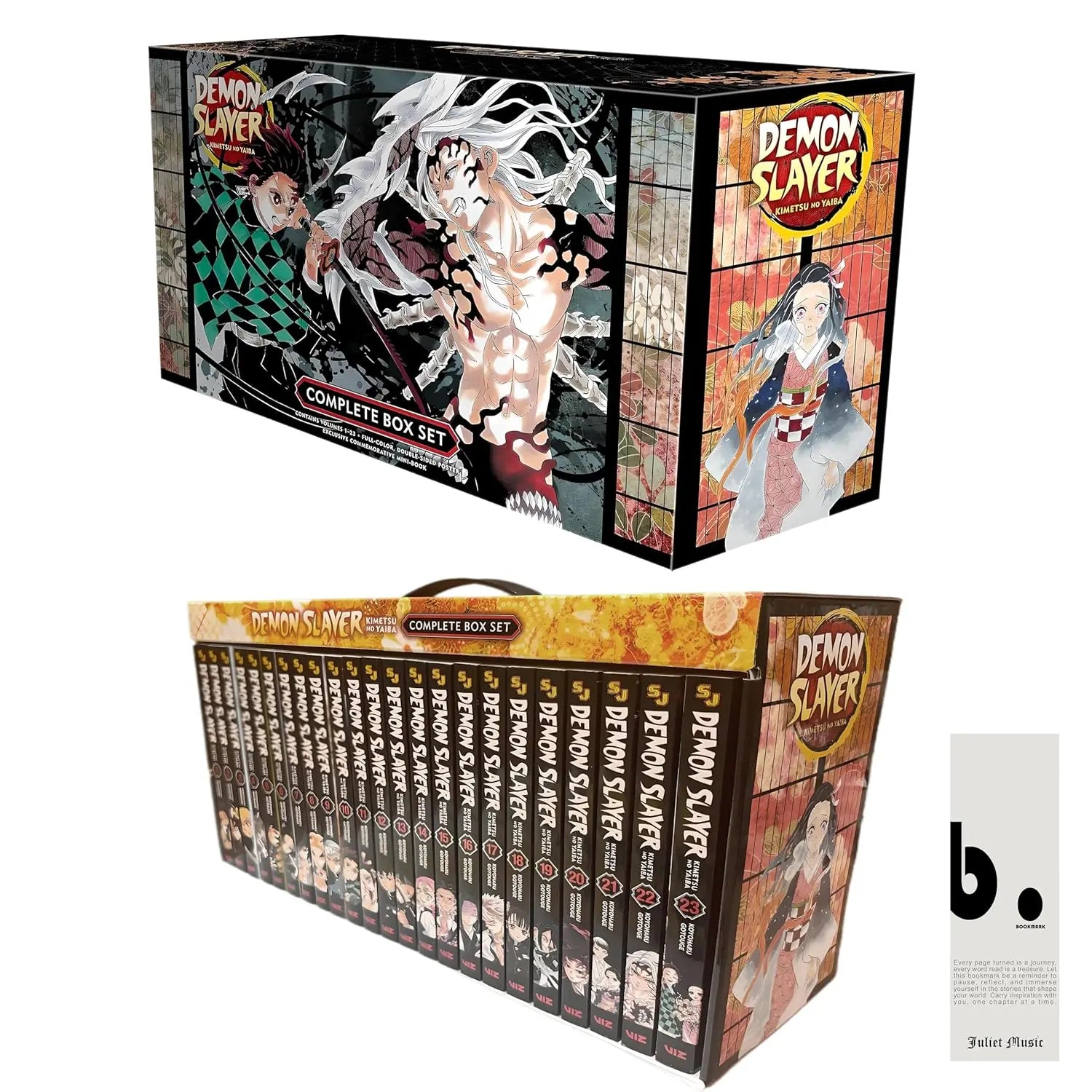 Demon Slayer: Complete Box Set (Volumes 1–23) – Premium Manga Edition Paperback - bestbooksdeals
