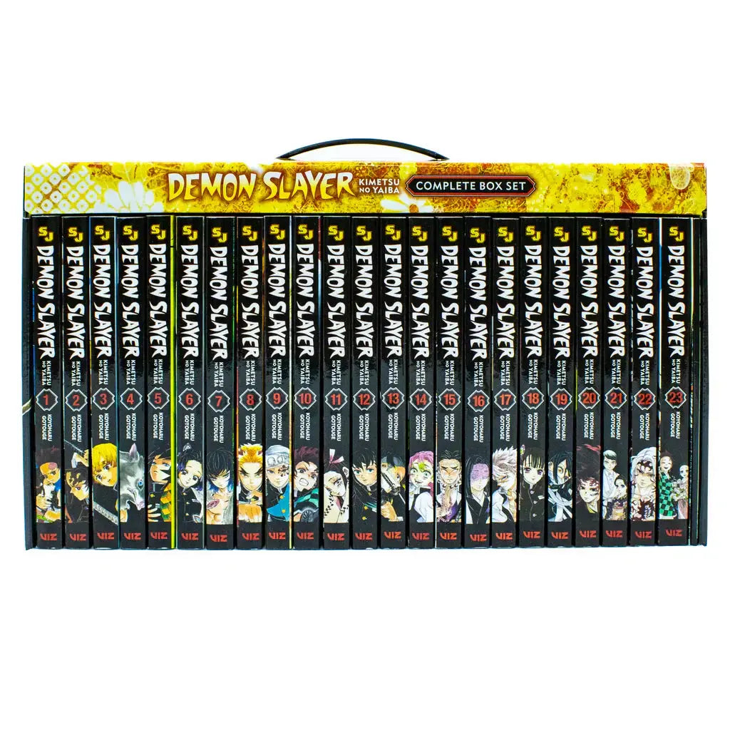Demon Slayer: Complete Box Set (Volumes 1–23) – Premium Manga Edition Paperback - bestbooksdeals