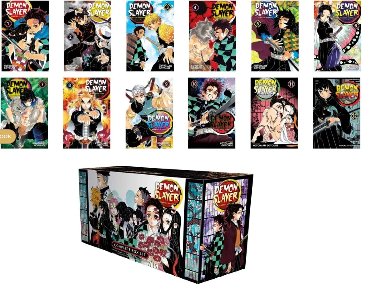 Demon Slayer: Complete Box Set (Volumes 1–23) – Premium Manga Edition Paperback - bestbooksdeals