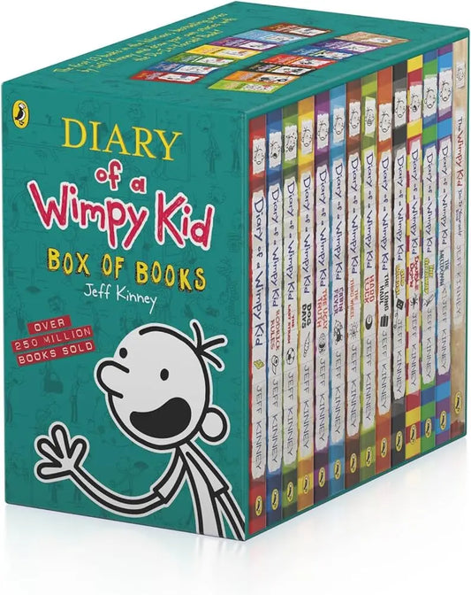 Diary of a Wimpy Kid Box of Books (1-13) Paperback ISBN: 9780241567418 - bestbooksdeals