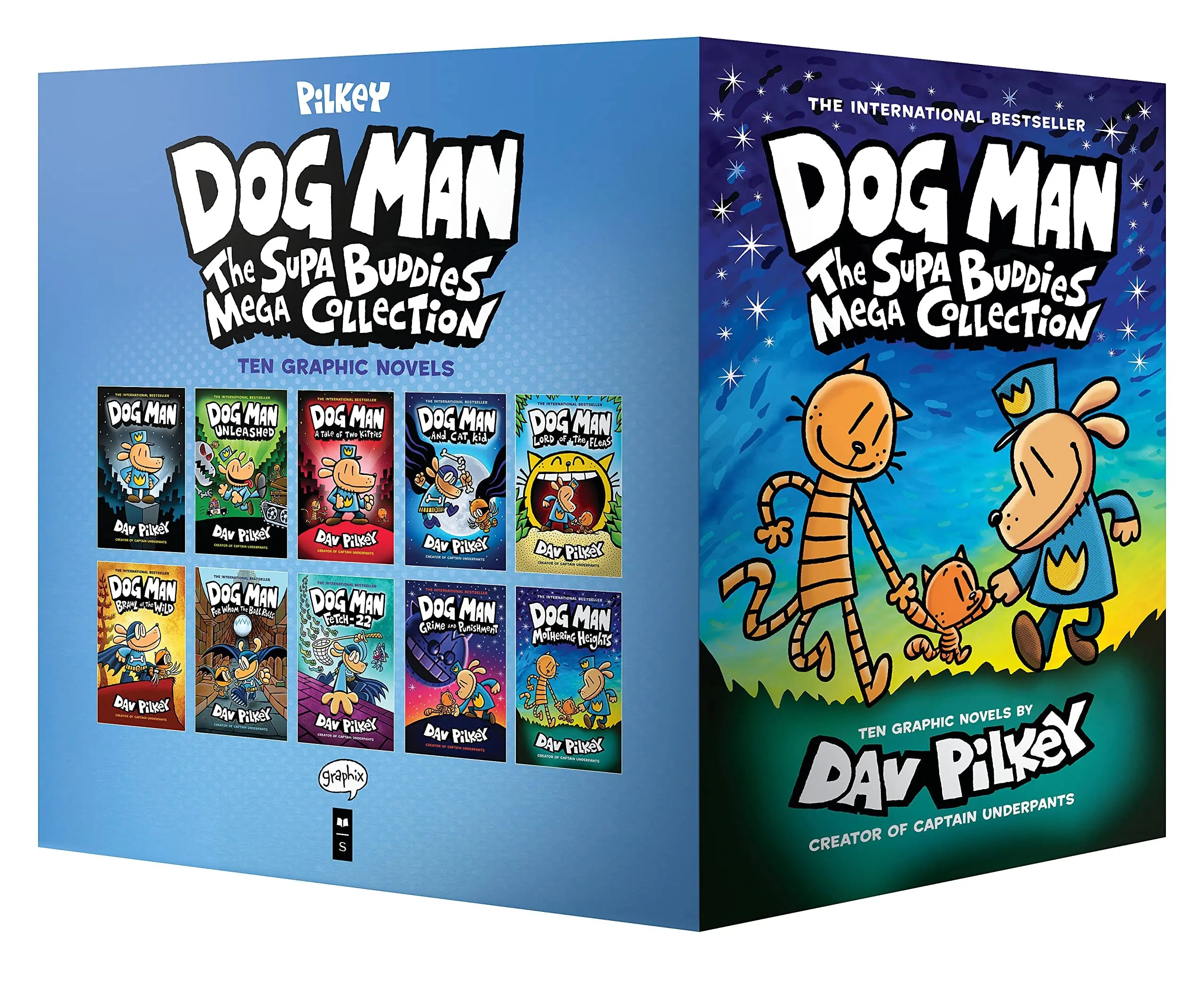 Dog Man: The Supa Buddies Mega Collection: From the Creator of Captain Underpants (Dog Man #1-10 Box Set) ISBN: 9781338792164 - bestbooksdeals