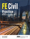 PPI FE Civil Practice – Comprehensive Practice for the NCEES FE Civil Exam First Edition ISBN: 9781591265306 - bestbooksdeals