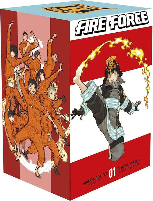 Fire Force Manga Box Set 1 (Vol. 1-6) Paperback by Atsushi Ohkubo ISBN: 9798888772584 - bestbooksdeals