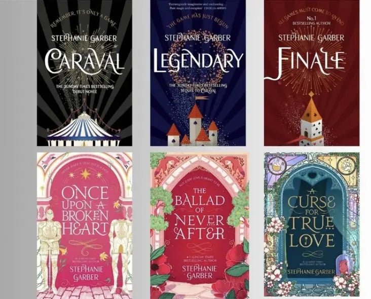 Caraval + Once Upon A Broken Heart Series Combo | Complete Fantasy Romance Collection by Stephanie Garber - bestbooksdeals