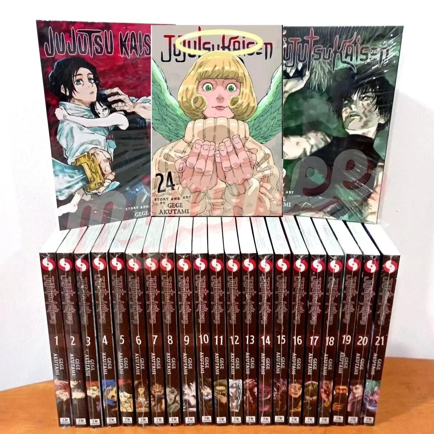 Jujutsu Kaisen Manga (Vol. 0-25) English Full/Loose Set JJK Sorcery Comic Series by Gege Akutami 🎁 Bonus: Free Manga-Themed Wall Poster - bestbooksdeals