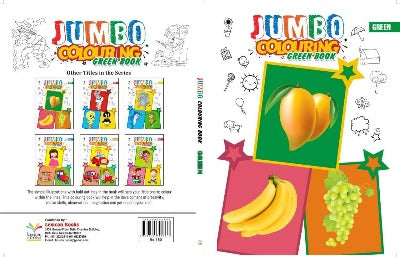 Green (Jumbo Colouring Book) Paperback by Lexicon in English language