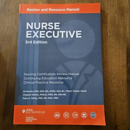 Nurse Executive Review and Resource Manual, 3rd Edition ISBN: 9781935213789 - bestbooksdeals