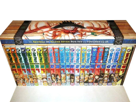 One Piece manga volumes 24 to 46 individual books bundle covering Skypiea and Water seven arcs by bestbooksdeals