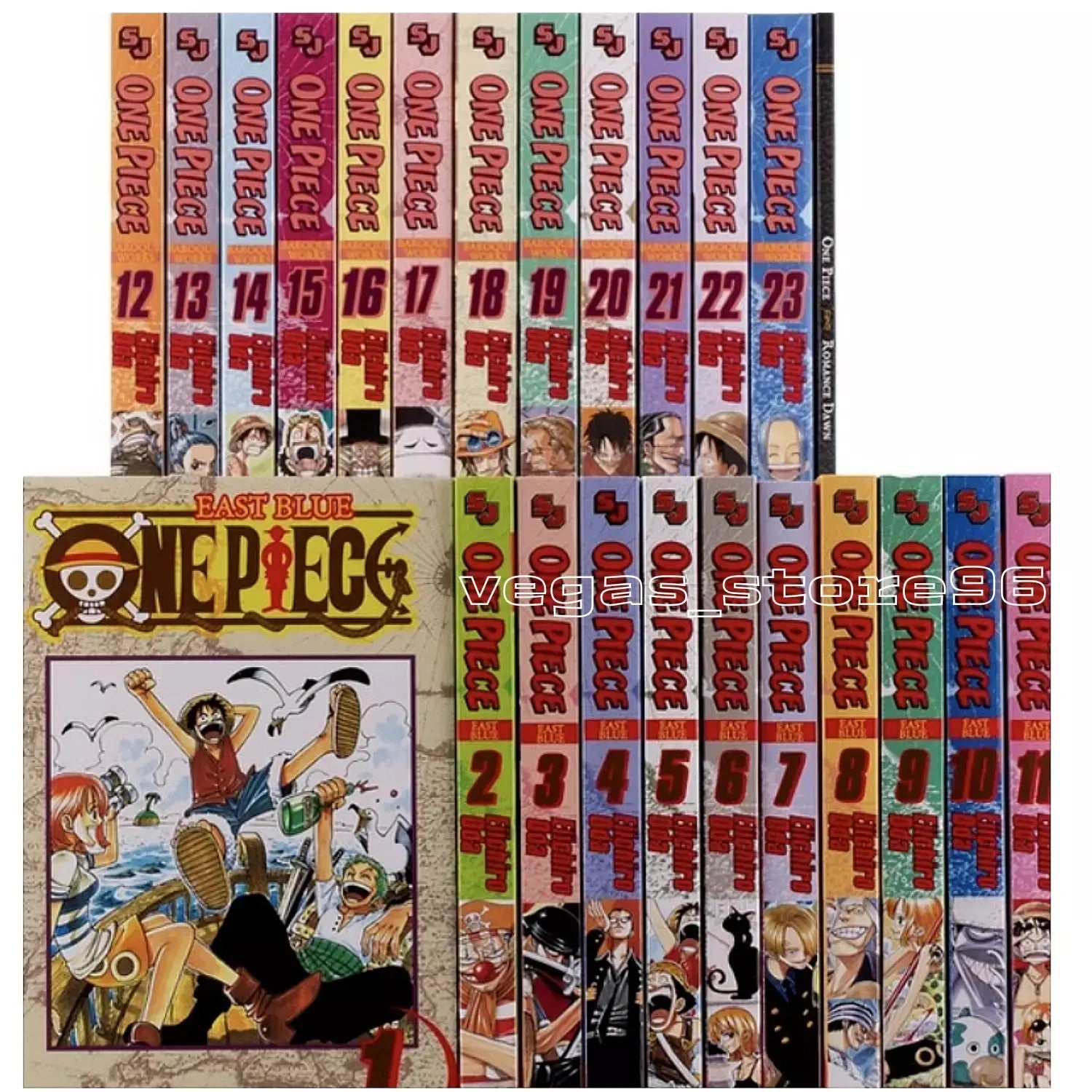 ONE PIECE Manga Volume 1-72 (3 Boxes) English Version Comic Book by Eiichiro Oda - bestbooksdeals