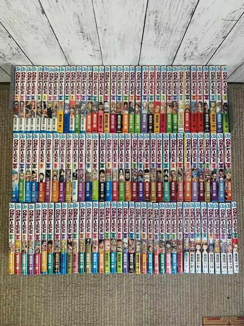 One Piece Manga Vol 1 106 Comics Complete Manga Set By Eichiro Oda Rare Excellent Condition ?? Freebie A Free Manga Wall Poster - bestbooksdeals