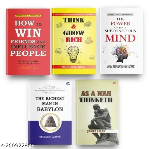 Timeless Wisdom Collection: 5 Life-Changing Classics on Success, Wealth & Mindset (Paperback, Original ISBNs) - bestbooksdeals