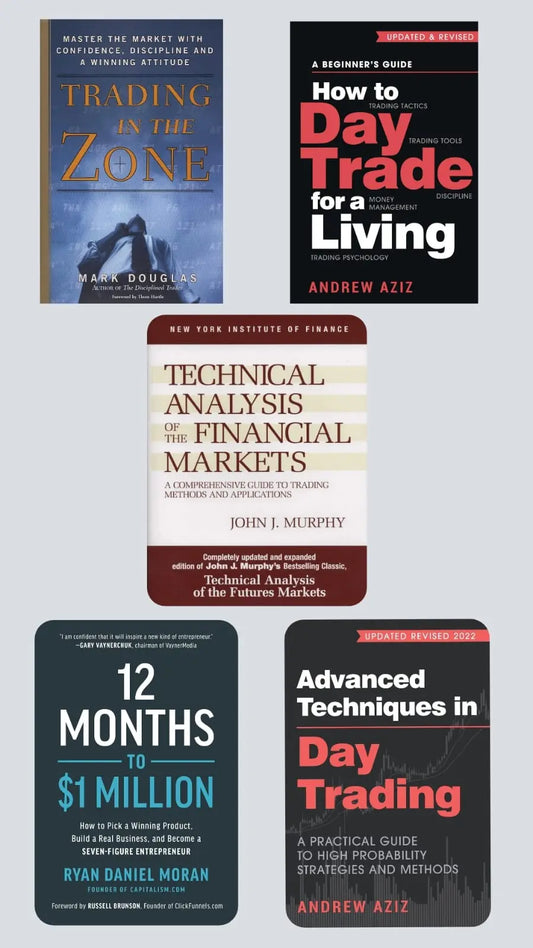 Pro Trader's Toolkit: 5-Book Set on Day Trading, Technical Analysis & Market Psychology (Paperback) - bestbooksdeals