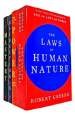 Robert Greene Collection 4 Books Set (The Art of Seduction, Mastery, The Concise 48 Laws of Power, The Laws of Human Nature) Paperback - bestbooksdeals
