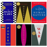 Robert Greene 6 Books Collection Set (Mastery, The Laws of Human Nature, The Daily Laws & 3 More) Paperback ISBN: 9780453812474 - bestbooksdeals