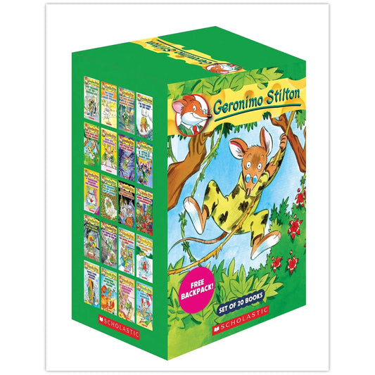 Geronimo Stilton (Set of 20 Books) (English, Boxset, Geronimo Stilton) ISBN: 9782019112509 - bestbooksdeals