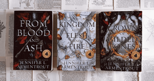 (Combo) A Kingdom of Flesh and Fire + From Blood and ash + Crown of Gilded Bones (3 books) Paperback – by Jennifer L Armentrout