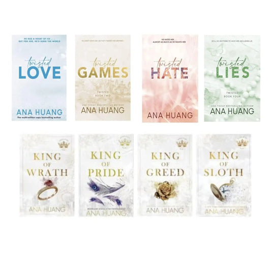 Twisted Series + King of Sin Series | 8-Book Dark Romance & Billionaire Drama Collection (Paperback) - bestbooksdeals