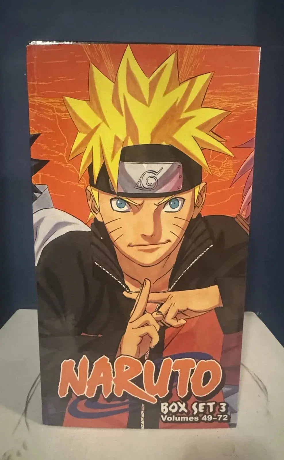 Naruto manga box set 3 with character on cover against a dark background- bestbooksdeals