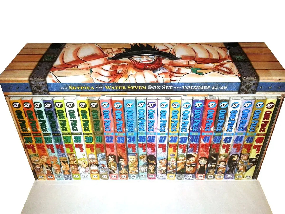One Piece Box Set 2 Skypiea And Water Seven Volumes 24 46 With Premium 2 One Piece Box Sets By Eiichiro Oda Isbn 9781421576060 - bestbooksdeals