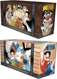 One Piece manga box set collection volumes 1 to 46 featuring box sets 1 and 2 with free bonus manga wall poster from bestbooksdeals.