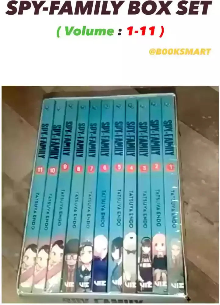 Spy X Family Volume 1 11 Books Set Collection Set By Tatsuya Endo - bestbooksdeals